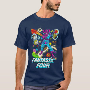 Marvel Fantastic Four Classic Galactus Comic Cover T-Shirt