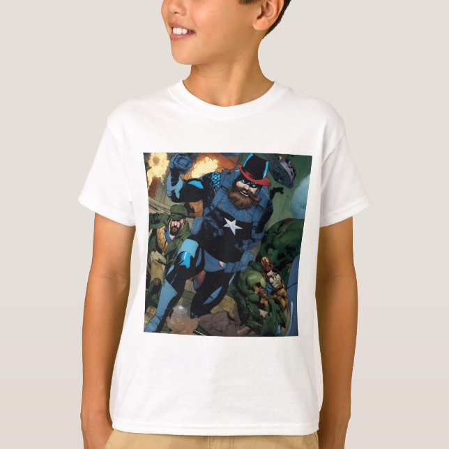 Marvel Heroes Assemble Kids' T-Shirt" T-Shirt (Front)