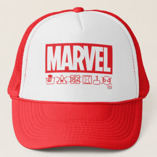 Marvel Logo Infinity War Washing Instructions Trucker Hat