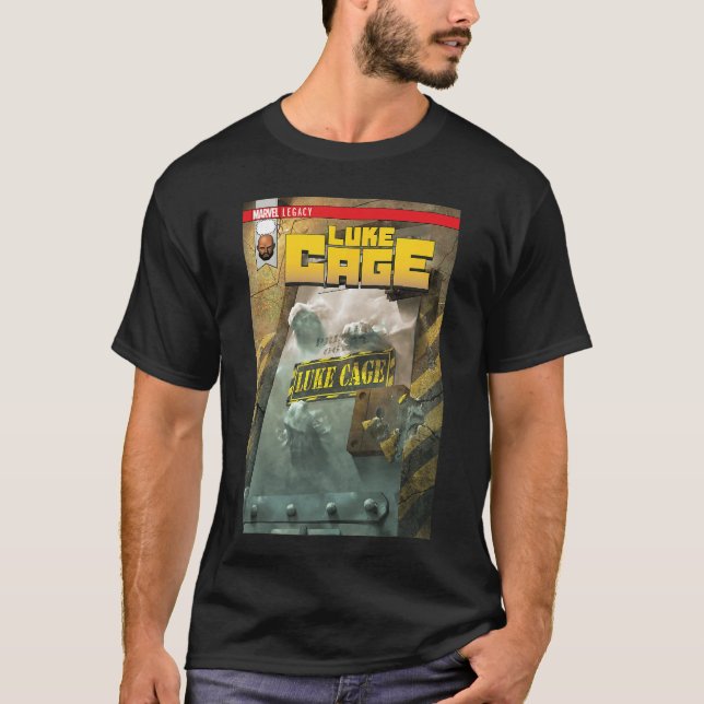 Marvel Luke Cage Breakout Legacy Comic Cover girl T-Shirt (Front)