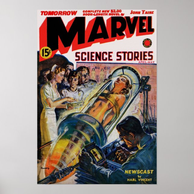 Marvel Science Stories AprilMay 1939 Poster (Front)