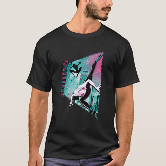 Marvel Spider Man Into the Spider Verse Ghost Spid T-Shirt (Front)
