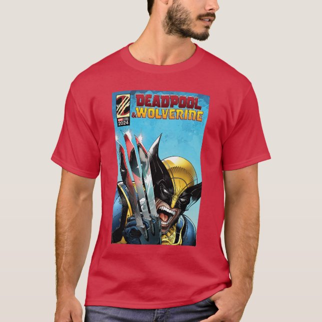 Marvel Studios Deadpool Wolverine Comic Cover Homa T-Shirt (Front)
