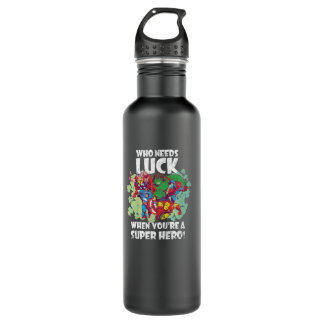 Marvel Super Hero Luck St Patrick_s Day Shamrock 1 710 Ml Water Bottle
