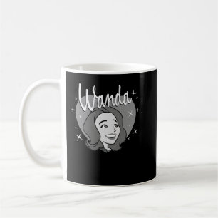 Marvel WandaVision Wanda Maximoff Heart Retro 60s  Coffee Mug