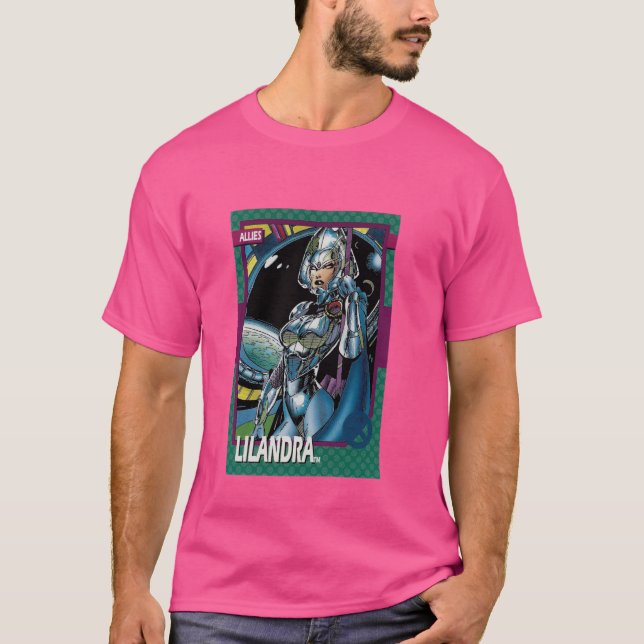 Marvel X-Men Lilandra Epic Portrait Allies Card Vi T-Shirt (Front)