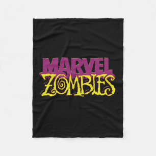 Marvel Zombies Official Colour Logo Halloween Fleece Blanket