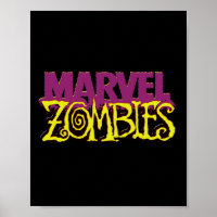 Marvel Zombies Official Colour Logo Halloween 