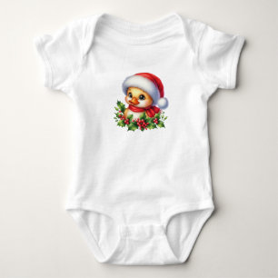 Marvellous Christmas Duck Baby Bodysuit