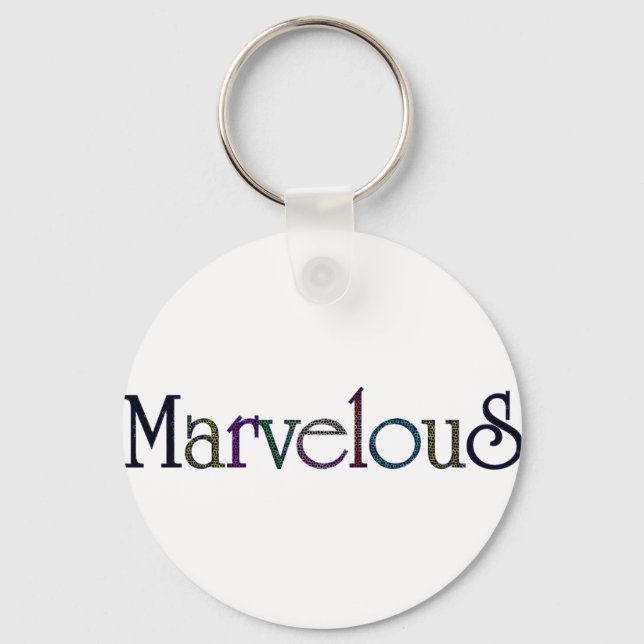 Marvellous Key Ring (Front)