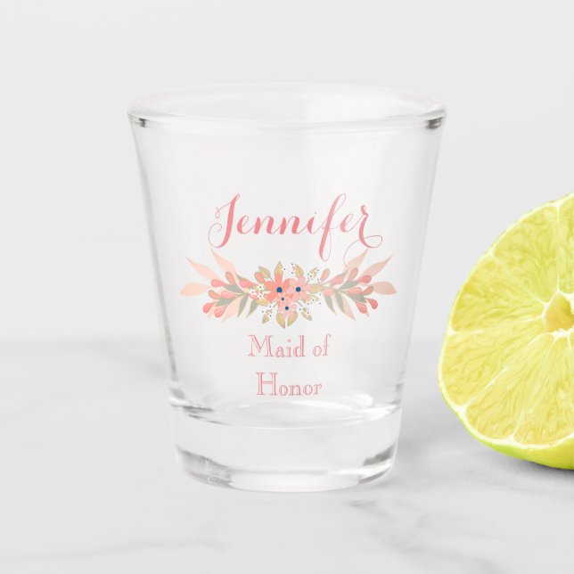 Marvellous Maid of Honour Shot Glass (Front)