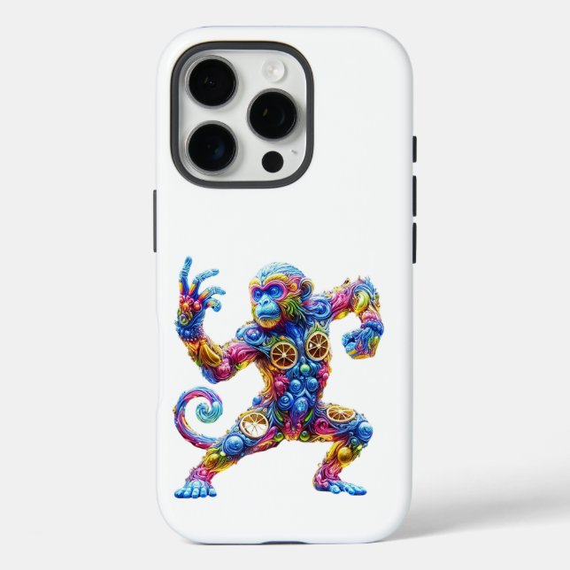 Marvellous Monkey Style Case-Mate iPhone Case (Back)