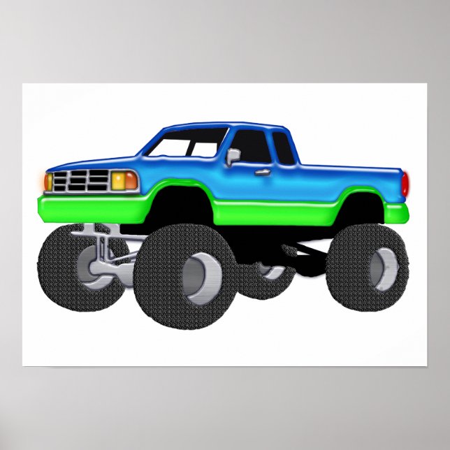 Marvellous Monster Truck Poster (Front)