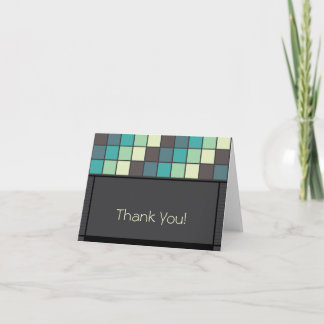 Marvellous Mosaic Tiled Thank You Card_5 Card