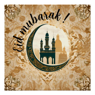 Marvelous "Eid Mubarak" Poster