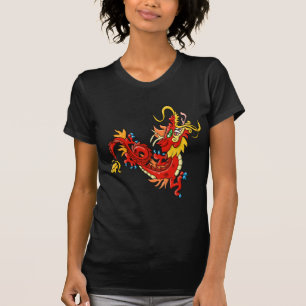 Marvelous Red Oriental Dragon T-Shirt