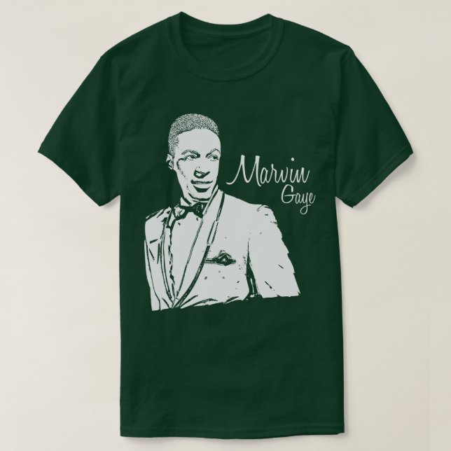 Marvin gaye young White vintage T-Shirt (Design Front)