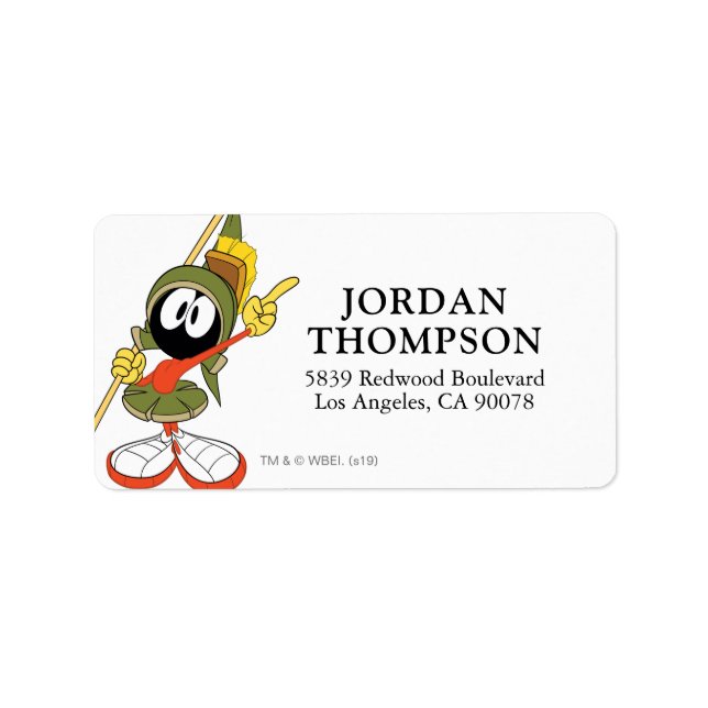 MARVIN MARTIAN™ Winter Cabin Label (Front)