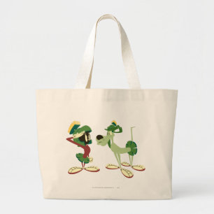 MARVIN THE MARTIAN™ and K-9 Large Tote Bag
