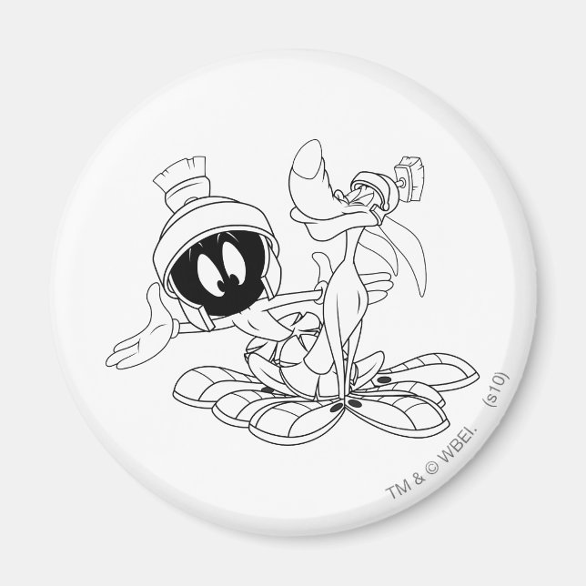 MARVIN THE MARTIAN™ and K-9 Magnet (Front)