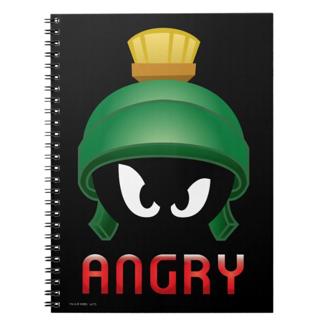 MARVIN THE MARTIAN™ Angry Emoji Notebook (Front)