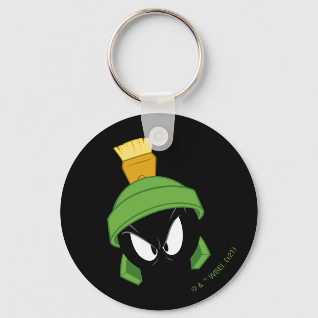 MARVIN THE MARTIAN™ Angry Face Key Ring (Front)