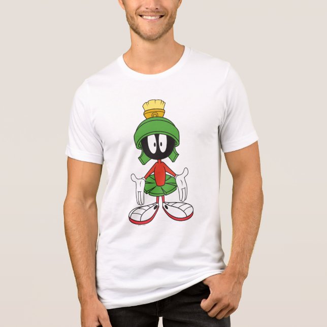 MARVIN THE MARTIAN™ Arms Open Tri-Blend Shirt (Front)