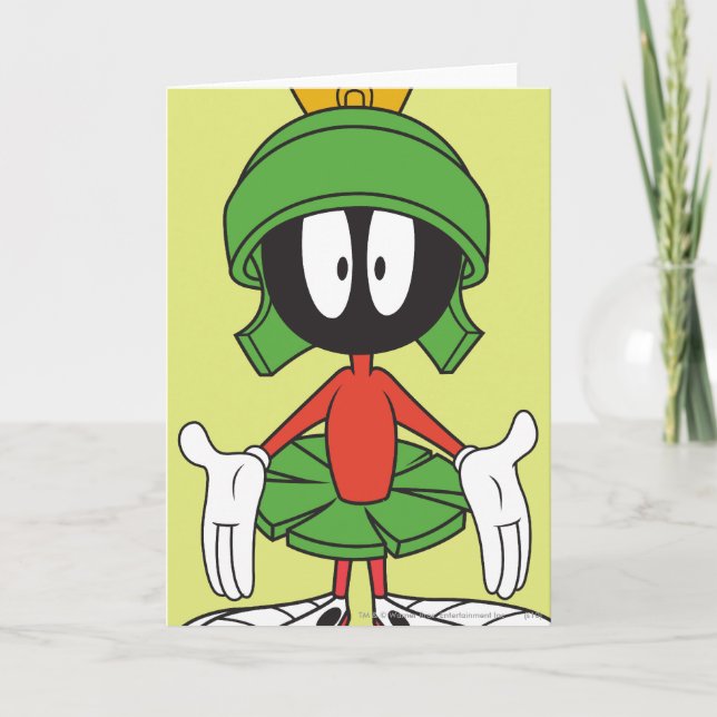 MARVIN THE MARTIAN™ Confused Card (Front)