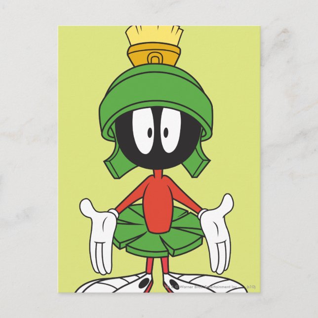 MARVIN THE MARTIAN™ Confused Postcard (Front)