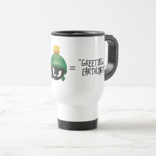 MARVIN THE MARTIAN™ Emoji Equation Travel Mug