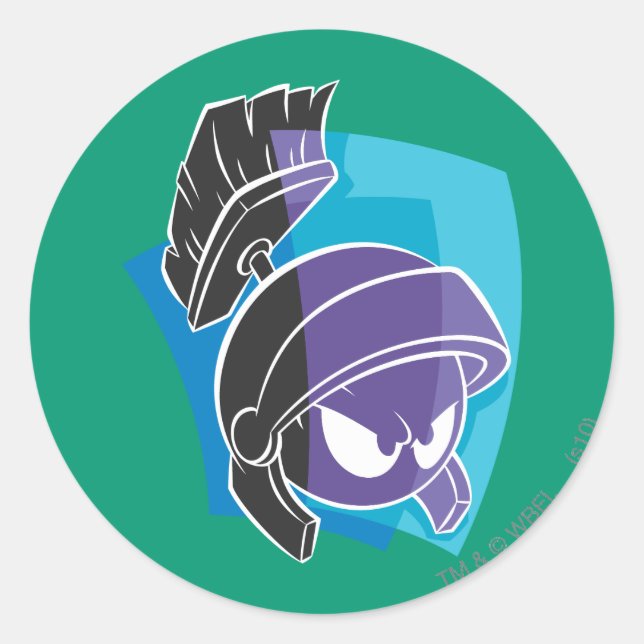 MARVIN THE MARTIAN™ Expressive 14 Classic Round Sticker (Front)