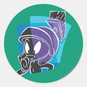 MARVIN THE MARTIAN™ Expressive 20 Classic Round Sticker