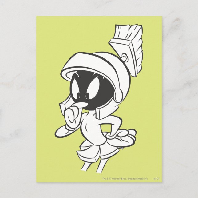 MARVIN THE MARTIAN™ Expressive Postcard (Front)