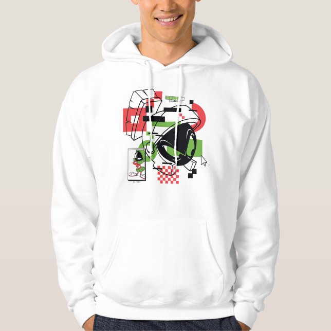 MARVIN THE MARTIAN™ Glitch Hoodie (Front)