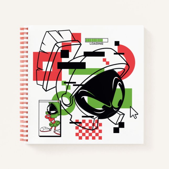 MARVIN THE MARTIAN™ Glitch Notebook (Front)