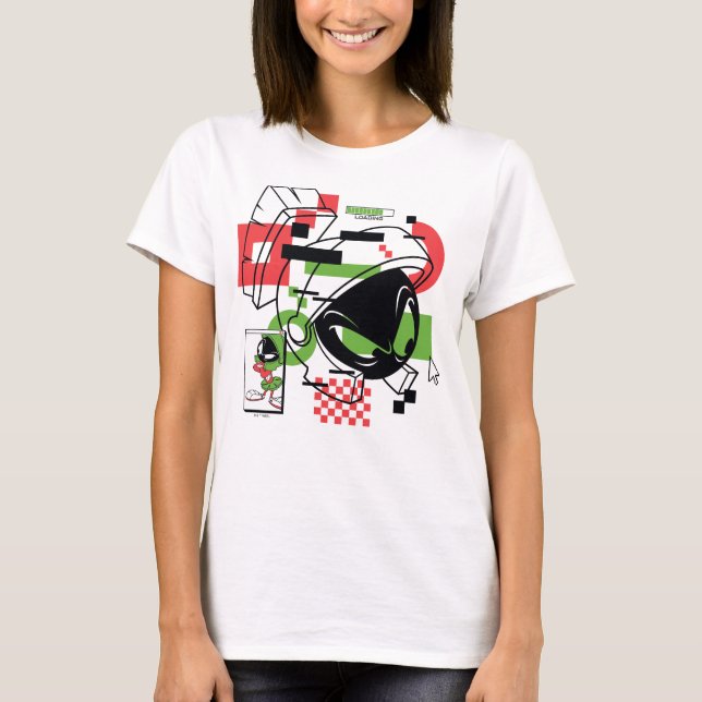 MARVIN THE MARTIAN™ Glitch T-Shirt (Front)