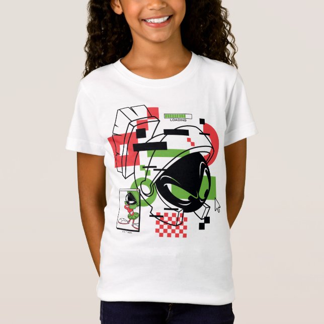 MARVIN THE MARTIAN™ Glitch T-Shirt (Front)