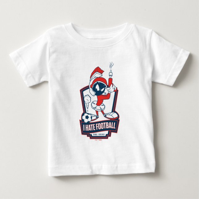 MARVIN THE MARTIAN™ "I Hate Football" Graphic Baby T-Shirt (Front)