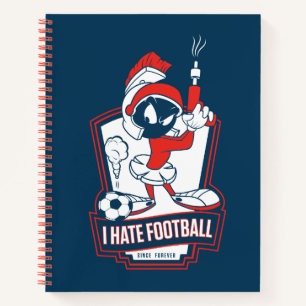 MARVIN THE MARTIAN™ "I Hate Football" Graphic Notebook