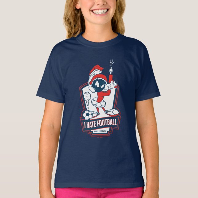 MARVIN THE MARTIAN™ "I Hate Football" Graphic T-Shirt (Front)