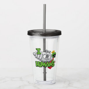MARVIN THE MARTIAN™ I Laser Humans Acrylic Tumbler