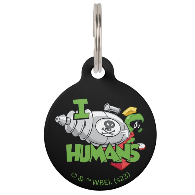 MARVIN THE MARTIAN™ I Laser Humans Pet Tag (Front)