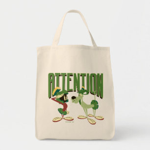 MARVIN THE MARTIAN™ & K-9 "Attention" Tote Bag