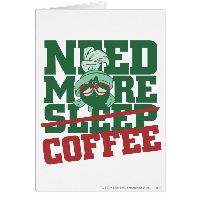 MARVIN THE MARTIAN™ - Need More Coffee (Front)