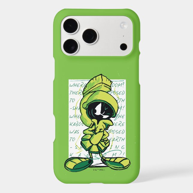 MARVIN THE MARTIAN™ Quote Sketch (Back)