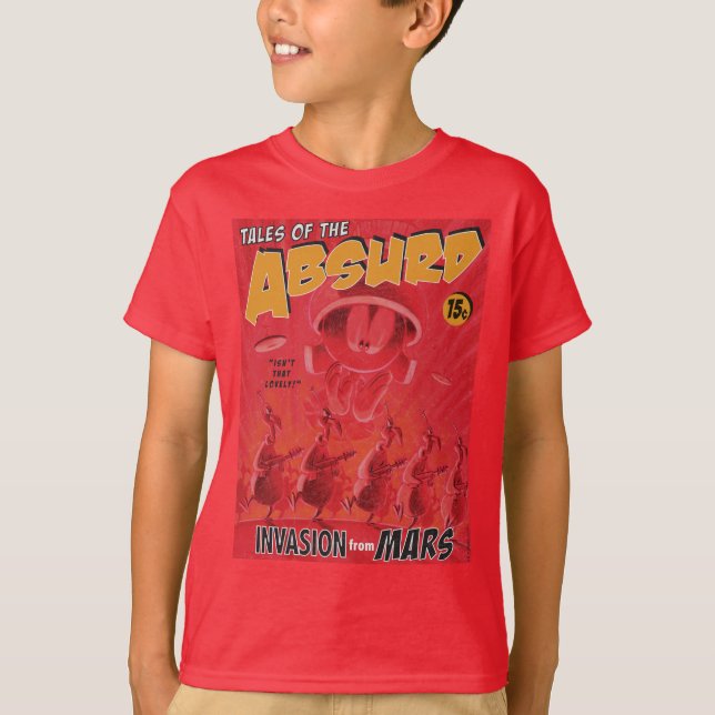 MARVIN THE MARTIAN™ Retro Invasion From Mars Comic T-Shirt (Front)