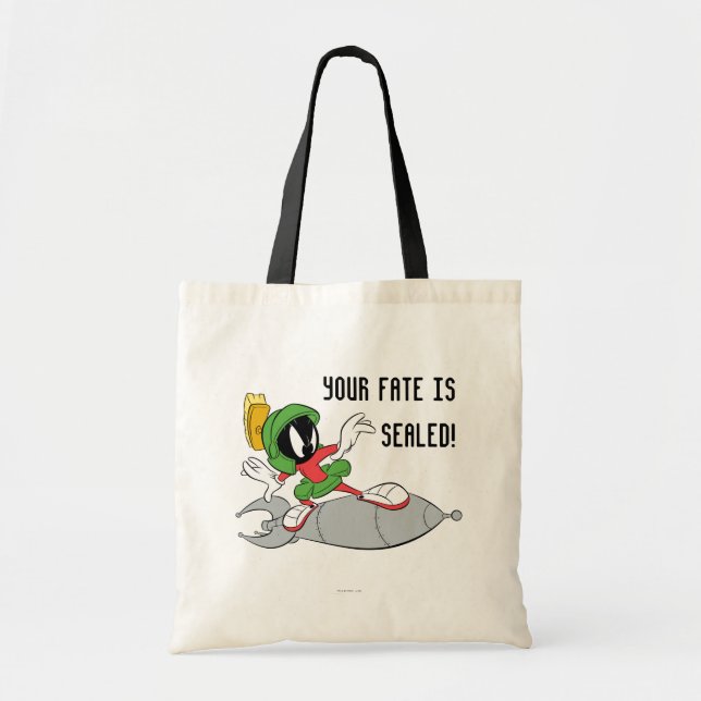 MARVIN THE MARTIAN™ Riding Rocket Tote Bag (Front)