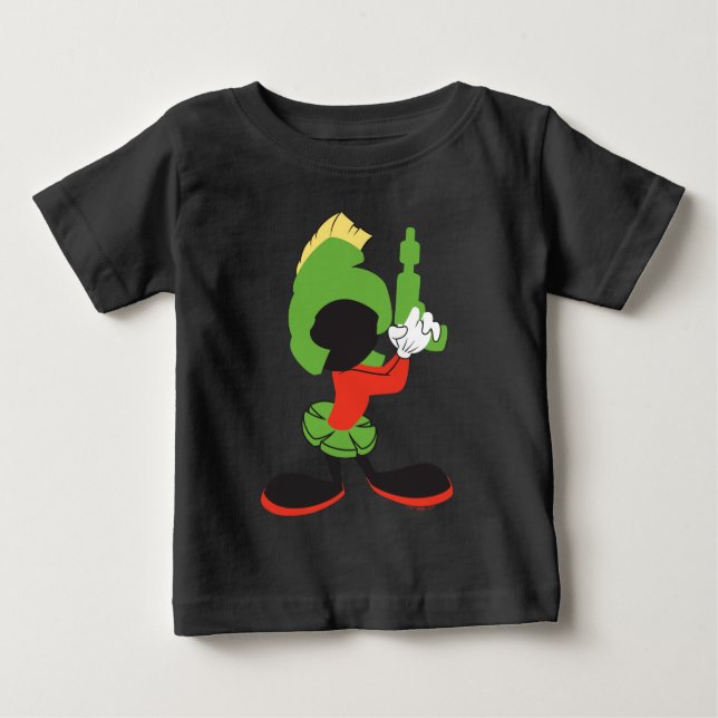 MARVIN THE MARTIAN™ Silhouette With Raygun Baby T-Shirt (Front)