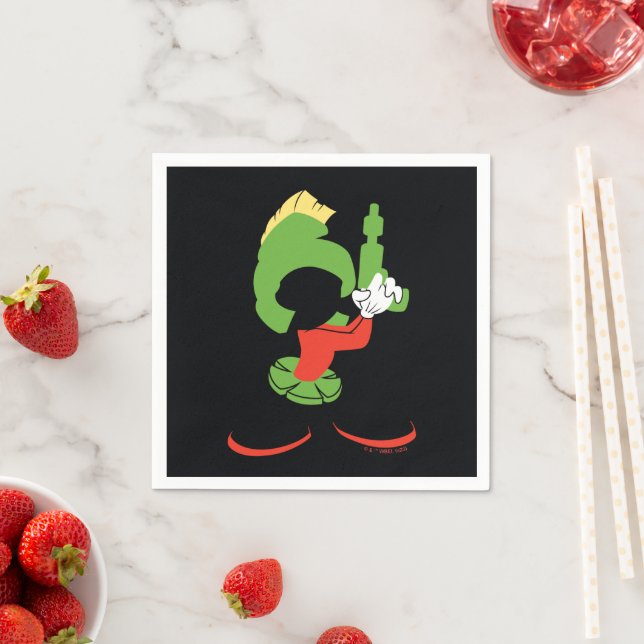 MARVIN THE MARTIAN™ Silhouette With Raygun Napkin (Insitu)