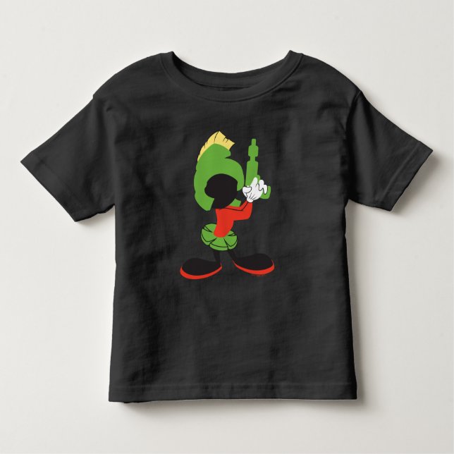 MARVIN THE MARTIAN™ Silhouette With Raygun Toddler T-Shirt (Front)